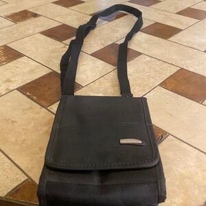 Travelon black purse/bag/crossbody bag 4.5x6.5x1.5”
